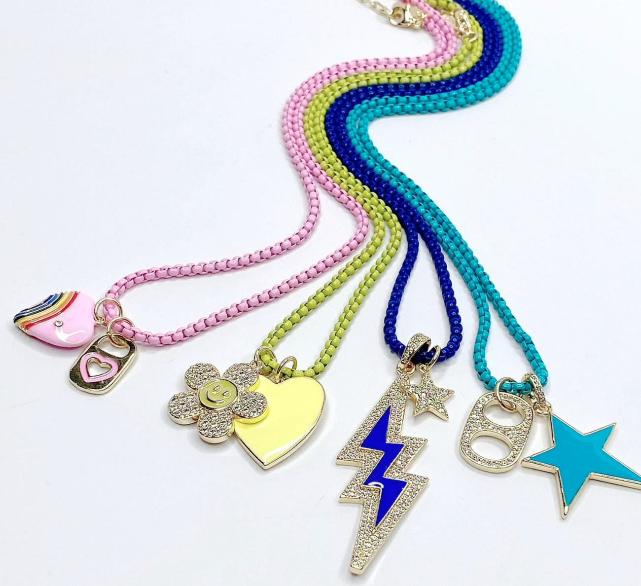 Color Block Necklace - 6 Colors!