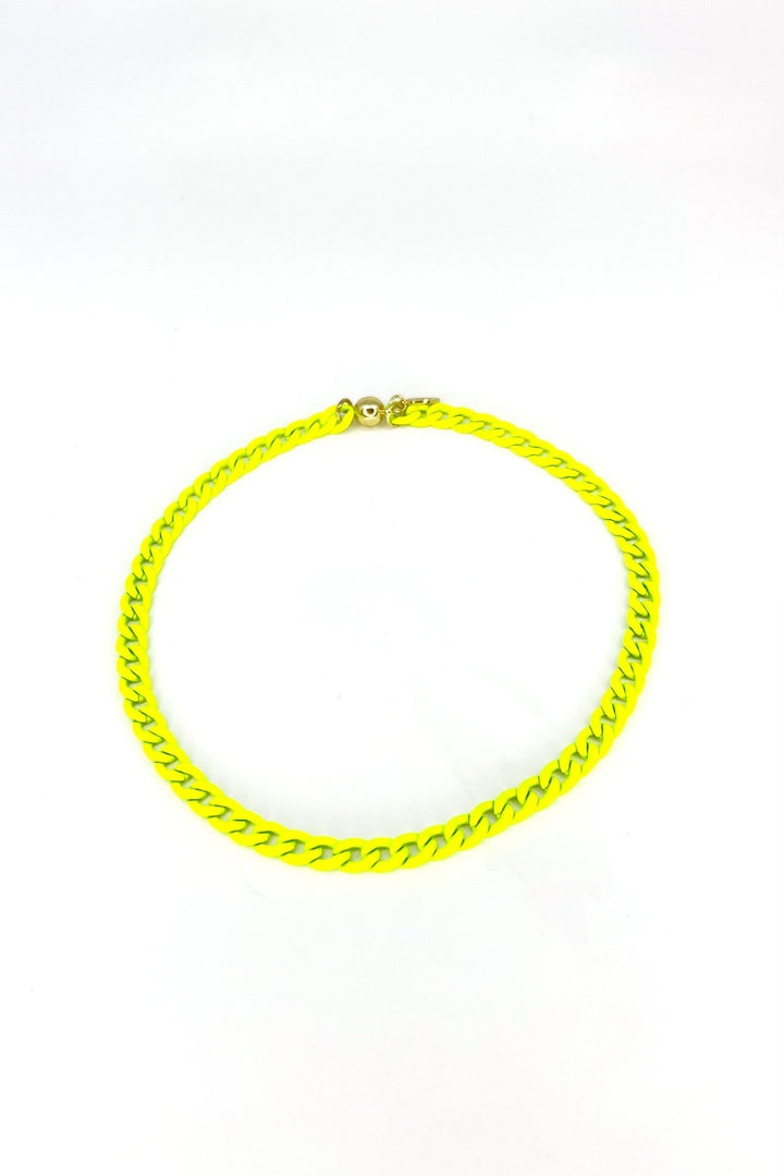 Lala Necklace - Neon Yellow