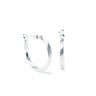 Lillian Earrings - Liquid Metallic Pearl White - By Alexa Rae