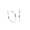 Lillian Earrings - Liquid Metallic Pearl White