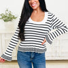 Little Flare Stripe Top