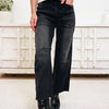 Long Time Coming By Vervet - High Rise Barrel Jeans - Black