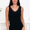 Love Like That Lace Trim V-Neck Tank - 4 Colors!