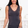 Love Like That Lace Trim V - Neck Tank - 4 Colors! - By Alexa Rae