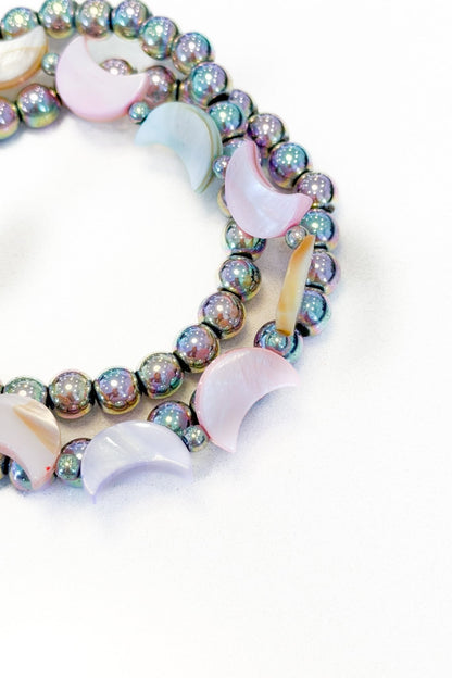 Luna Pearl Bracelet - Pastel Dream - By Alexa Rae