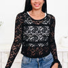 Main Character Lace Top - 2 Colors!