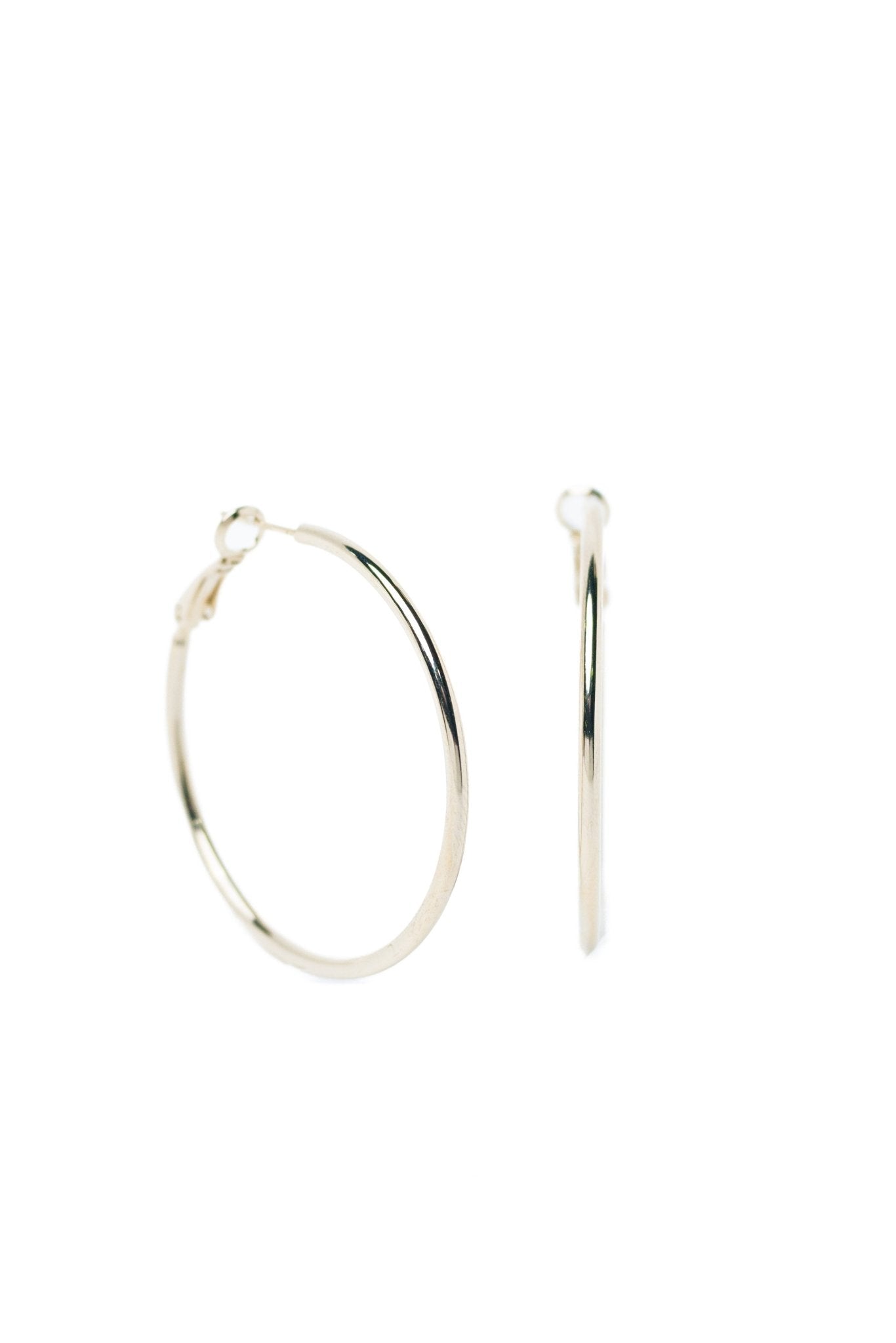 Meghan Earrings - Metallic Linen - By Alexa Rae