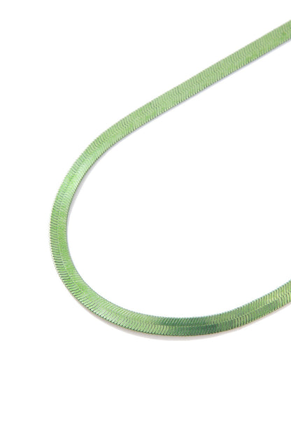 Scarlett Necklace - Liquid Metallic Cactus