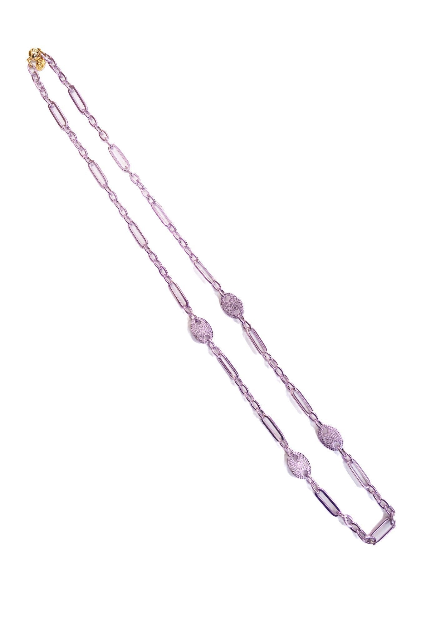Alaia In The Sky Necklace - Liquid Metallic Lavender Mist