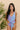Blue Lilac Ribbed One Piece Swimsuit