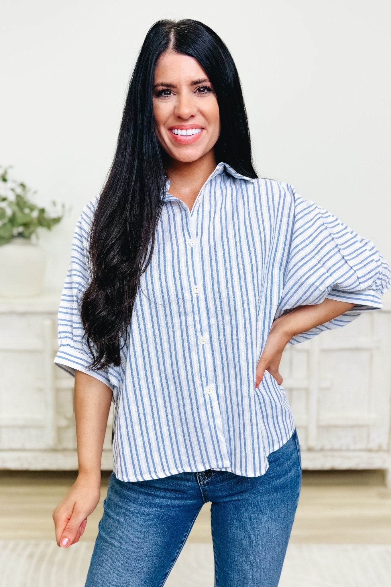 Never Ending Love Button Down Top - By Alexa Rae