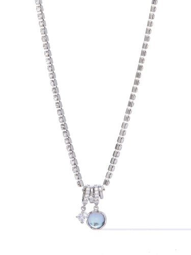 Night Sparks Necklace - Snow Glow - By Alexa Rae