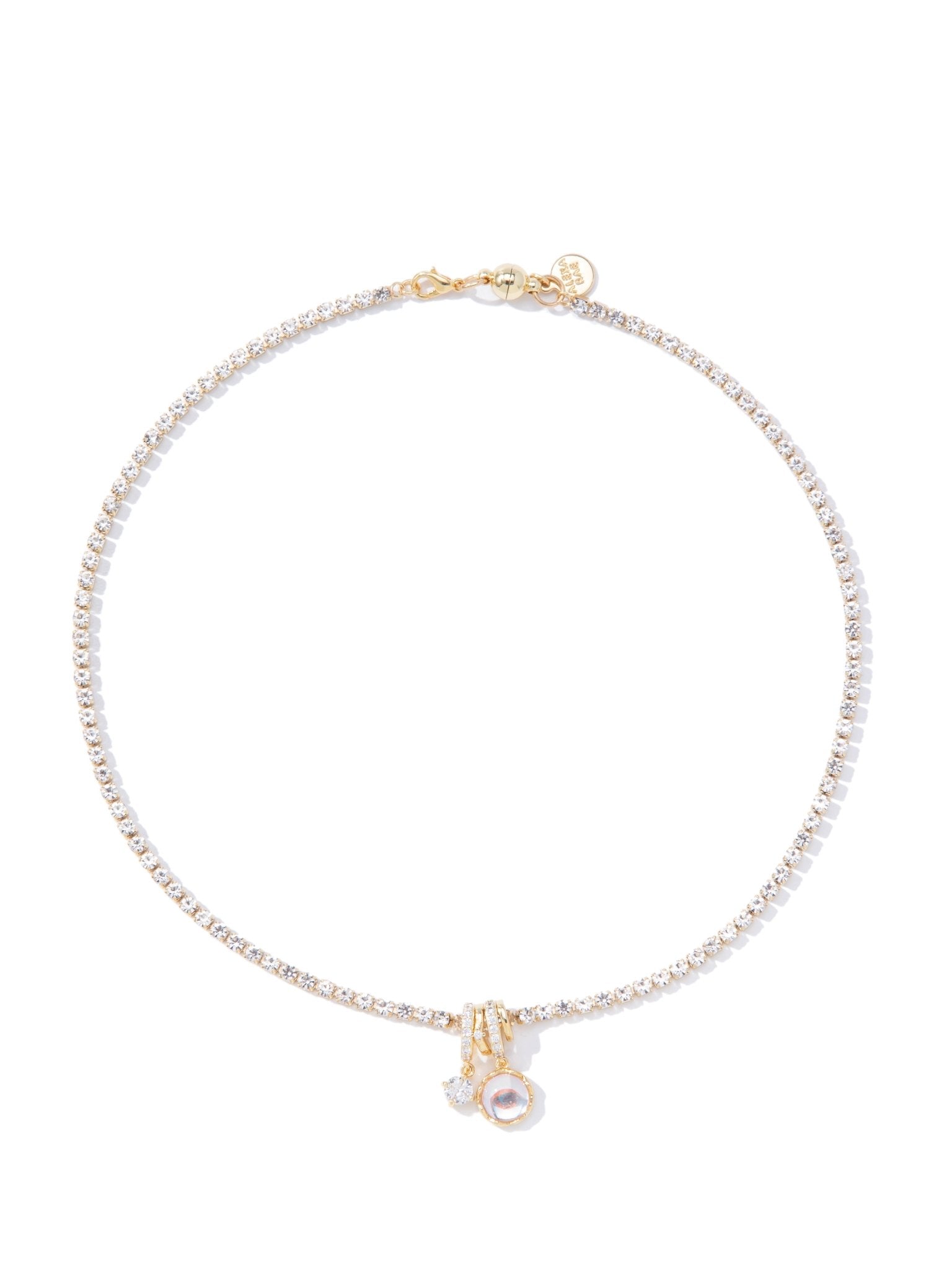 Night Sparks Necklace - Snow Glow - By Alexa Rae