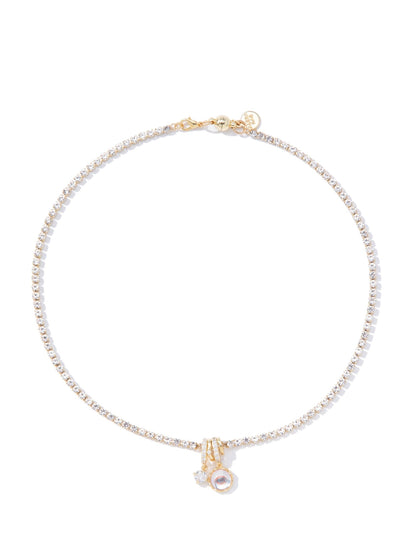 Night Sparks Necklace - Snow Glow - By Alexa Rae