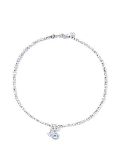 Night Sparks Necklace - Snow Glow - By Alexa Rae