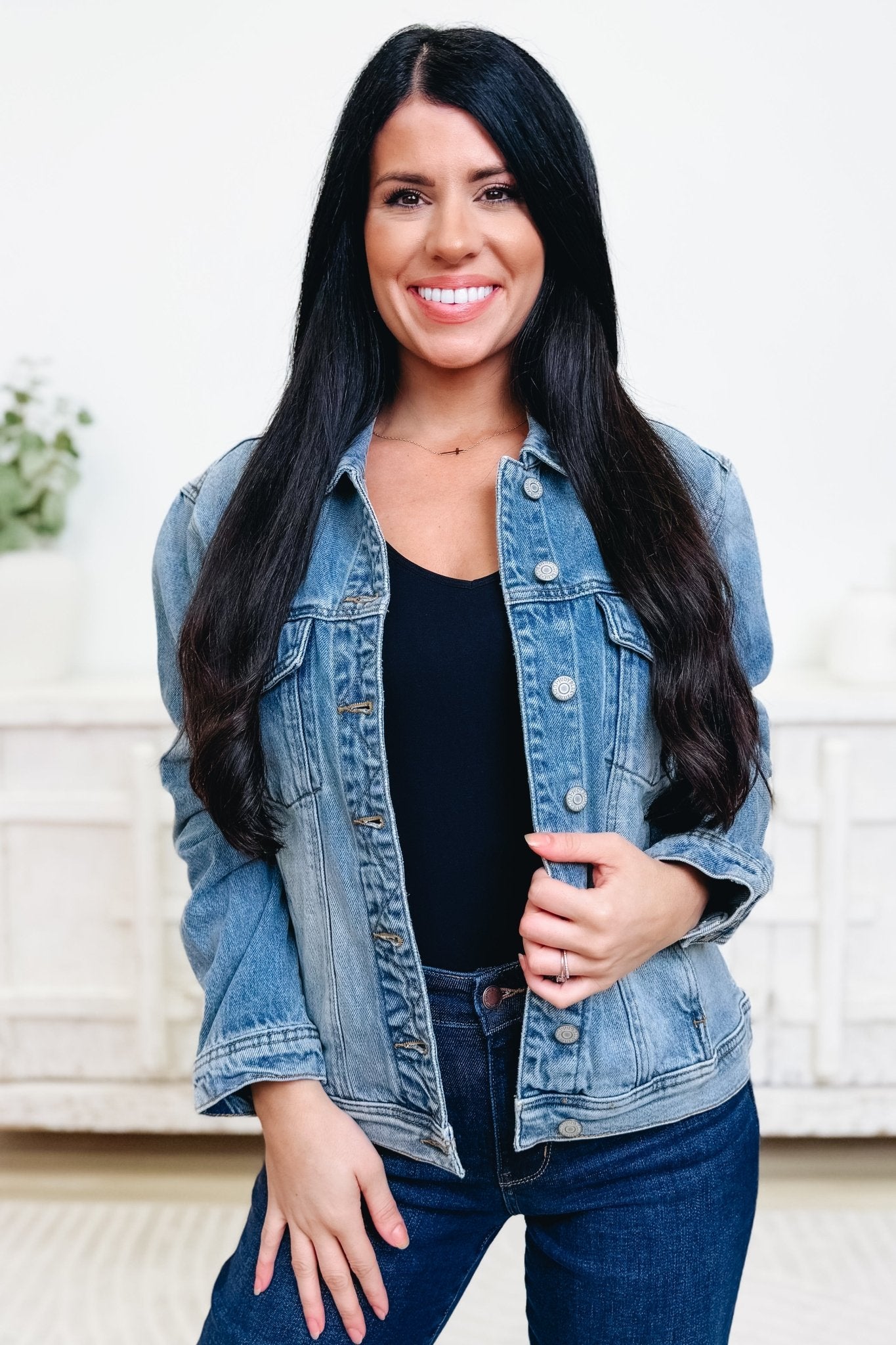 Not Your BFs Denim Jacket - Medium - By Alexa Rae