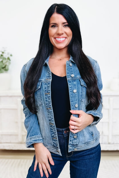 Not Your BFs Denim Jacket - Medium - By Alexa Rae