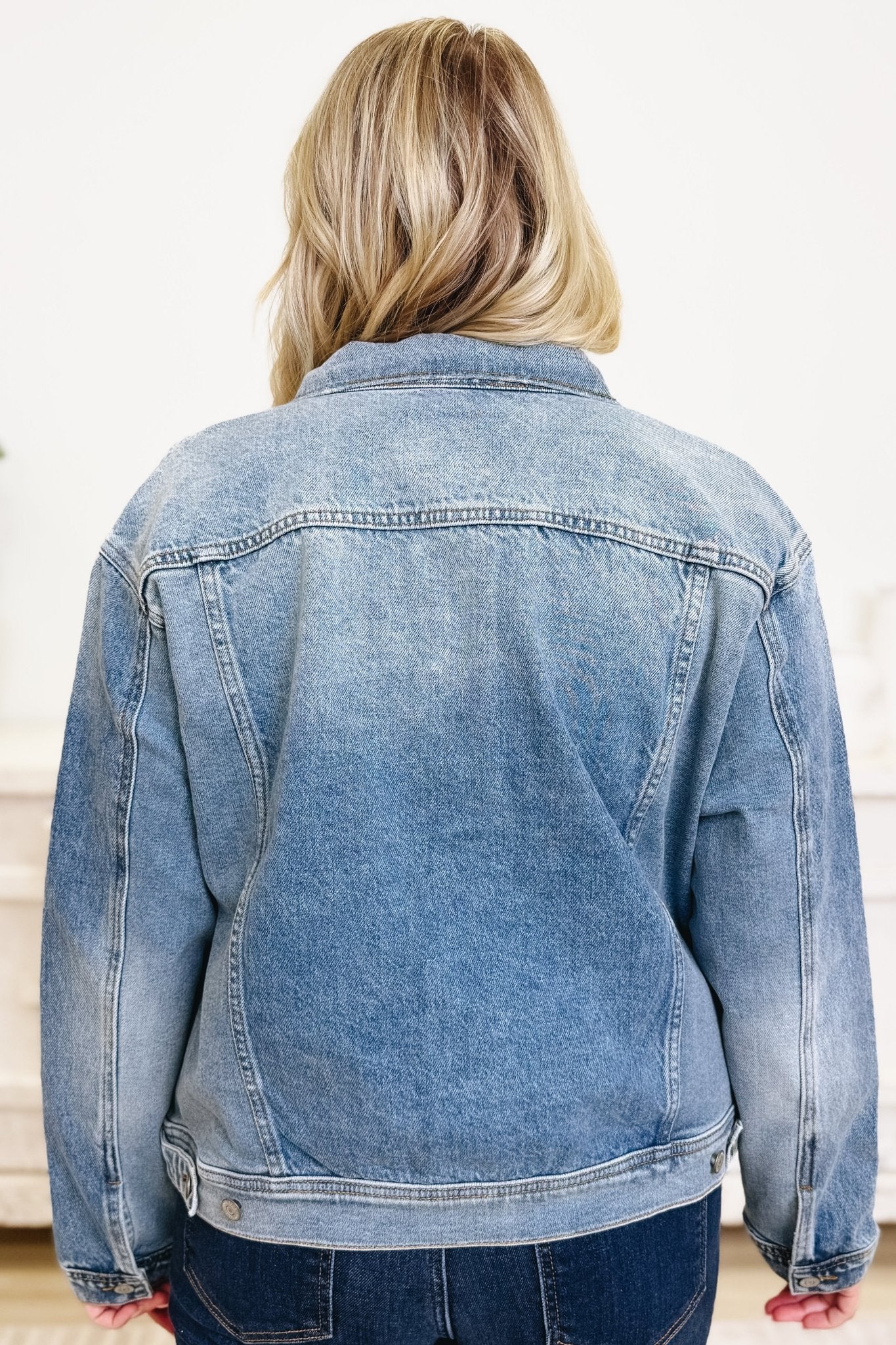 Not Your BFs Denim Jacket - Medium - By Alexa Rae