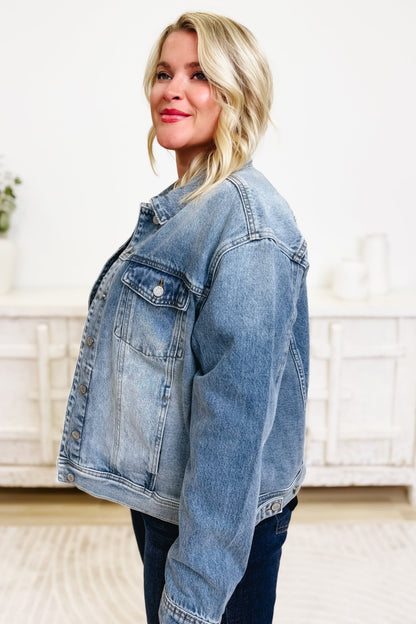Not Your BFs Denim Jacket - Medium - By Alexa Rae