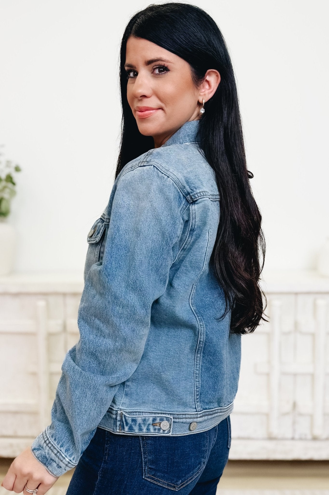 Not Your BFs Denim Jacket - Medium - By Alexa Rae
