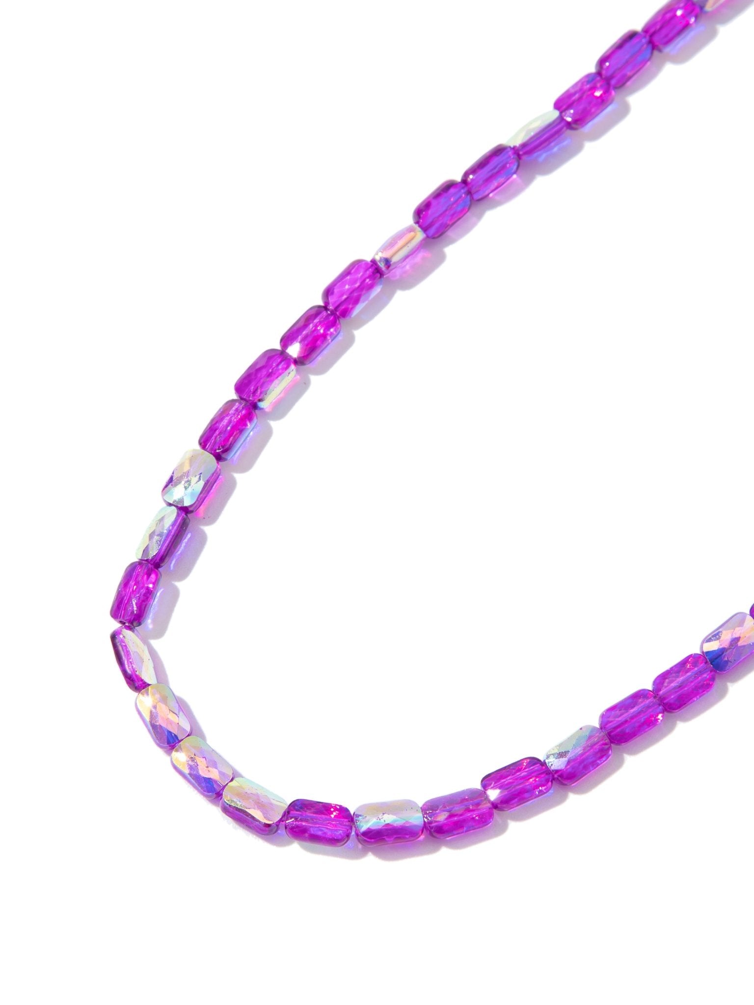 One More Try Necklace - Neon Violet - By Alexa Rae