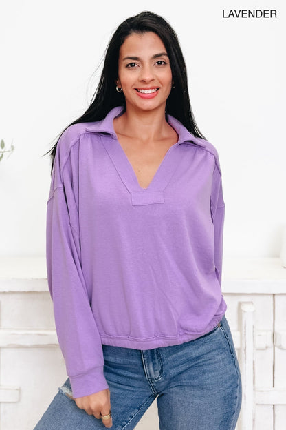 One More Try Pullover Top - 9 Colors! - By Alexa Rae