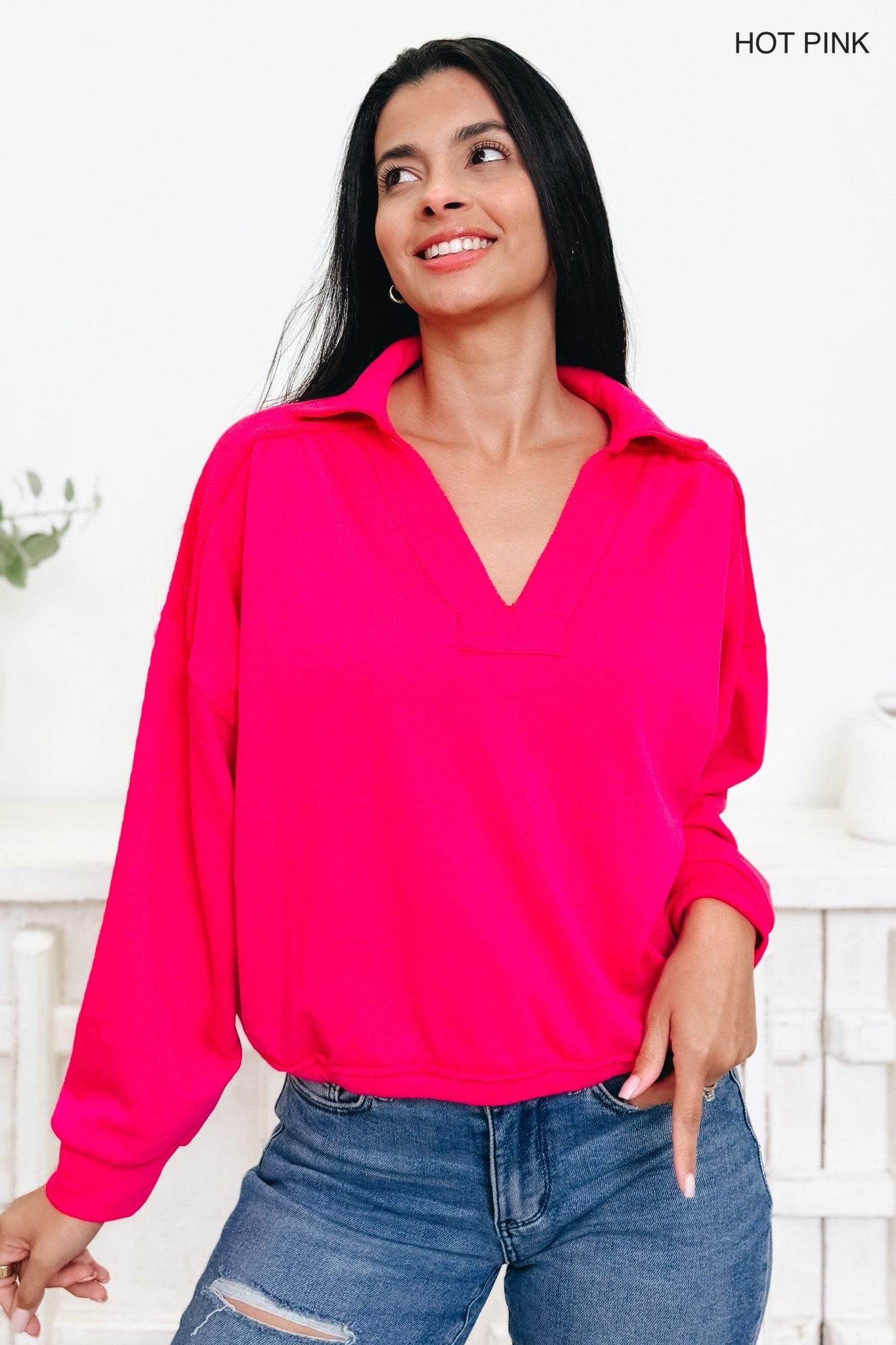 One More Try Pullover Top - 9 Colors! - By Alexa Rae