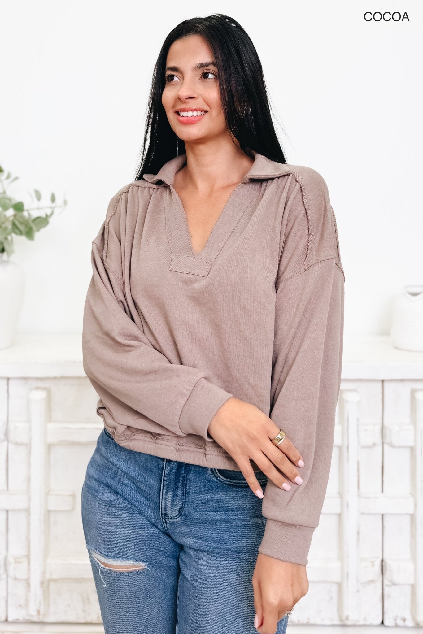 One More Try Pullover Top - 9 Colors! - By Alexa Rae