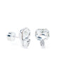 One Point Earrings - Silver - By Alexa Rae