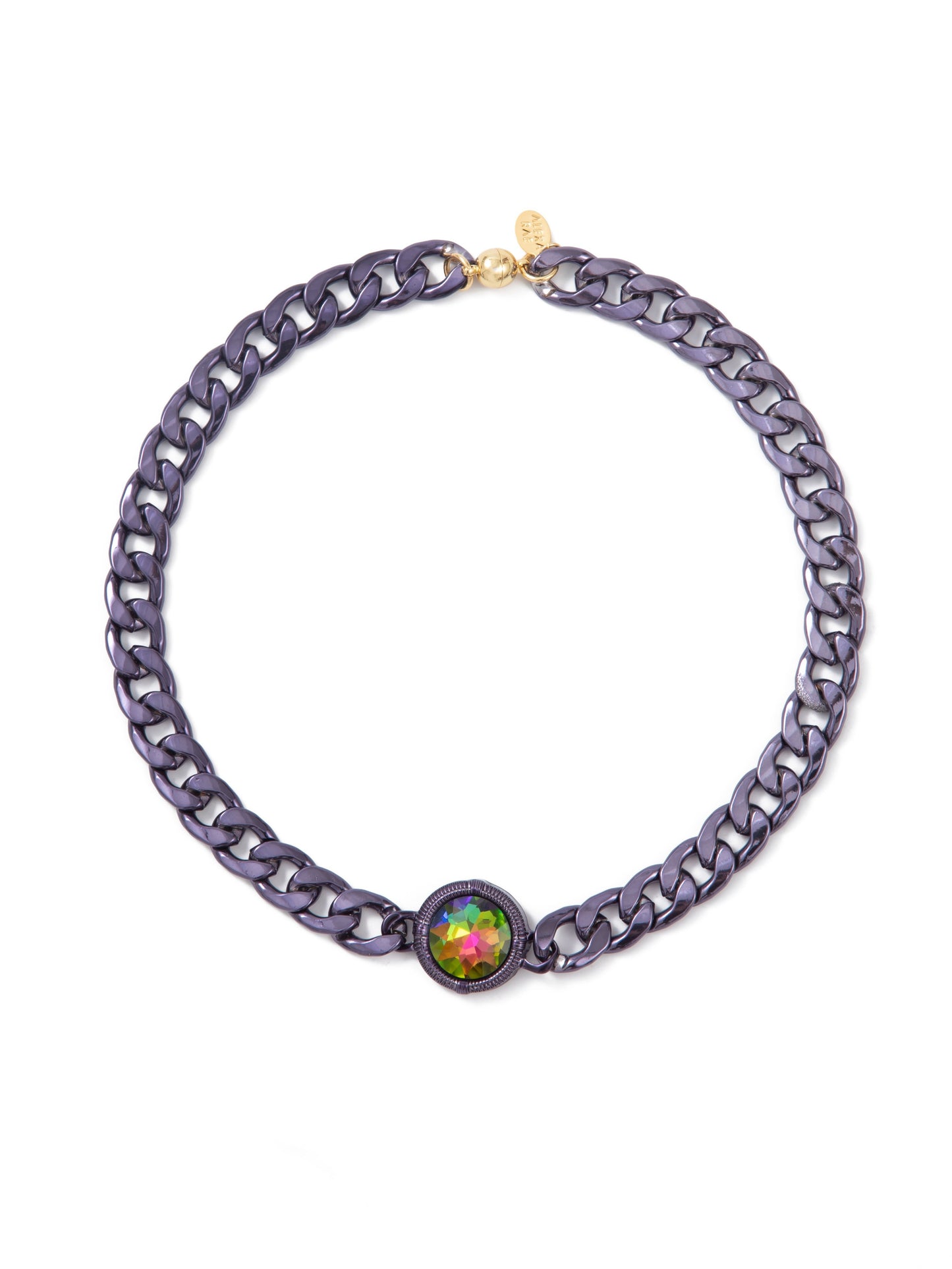 Firenze Necklace - Liquid Metallic Eclipse