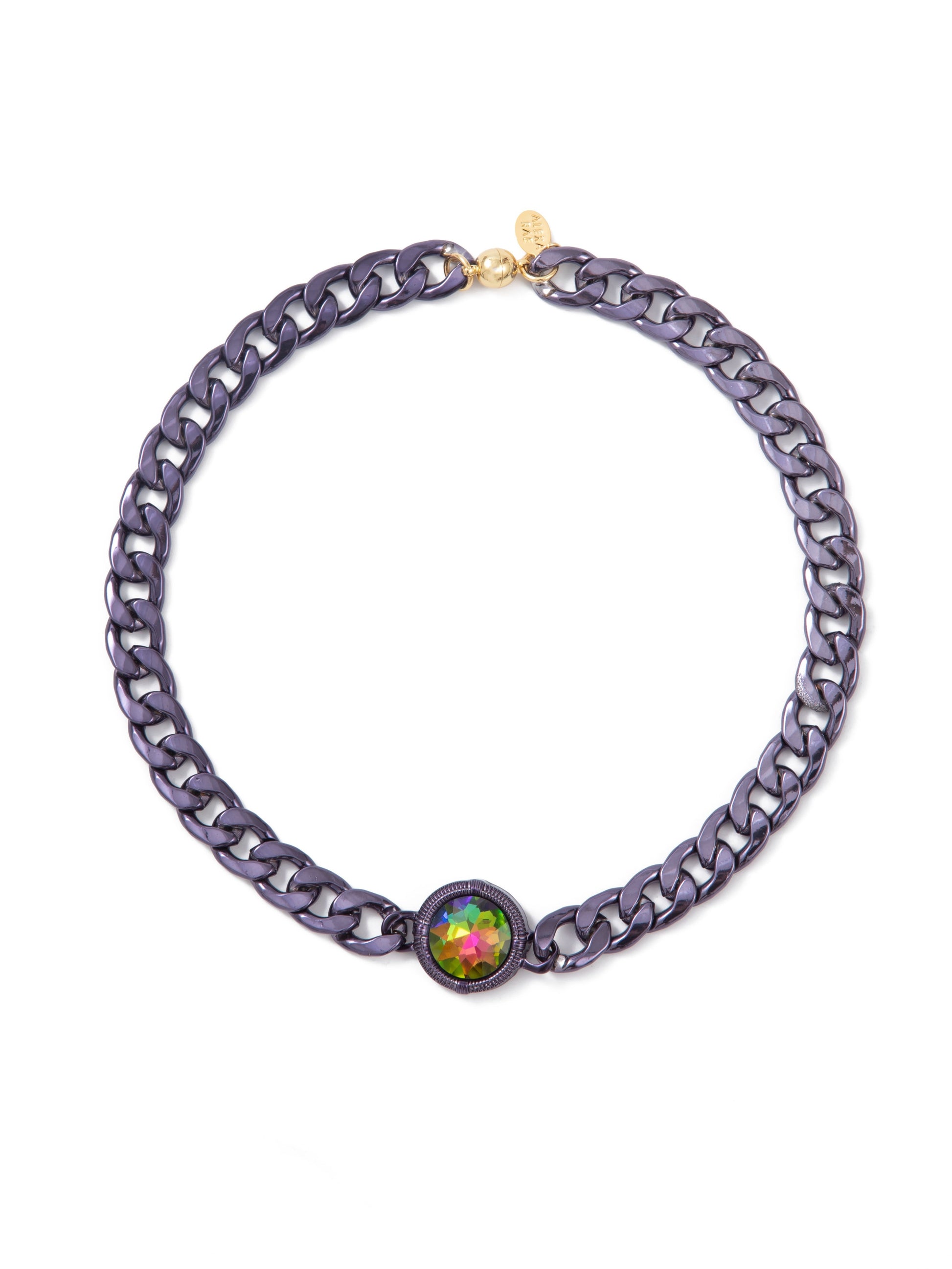 Firenze Necklace - Liquid Metallic Eclipse