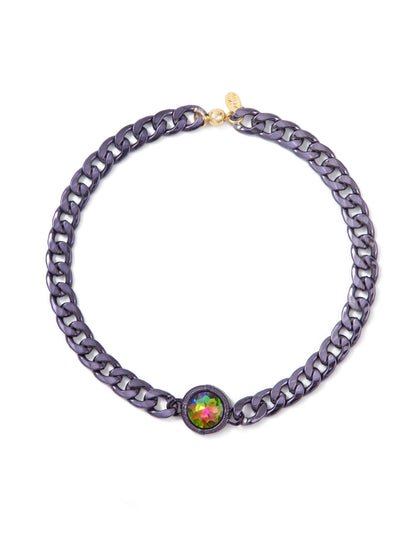 Firenze Necklace - Liquid Metallic Eclipse