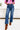 Peace & Positivity By Saige Denim - High Rise Embroidered Jeans - Medium - By Alexa Rae