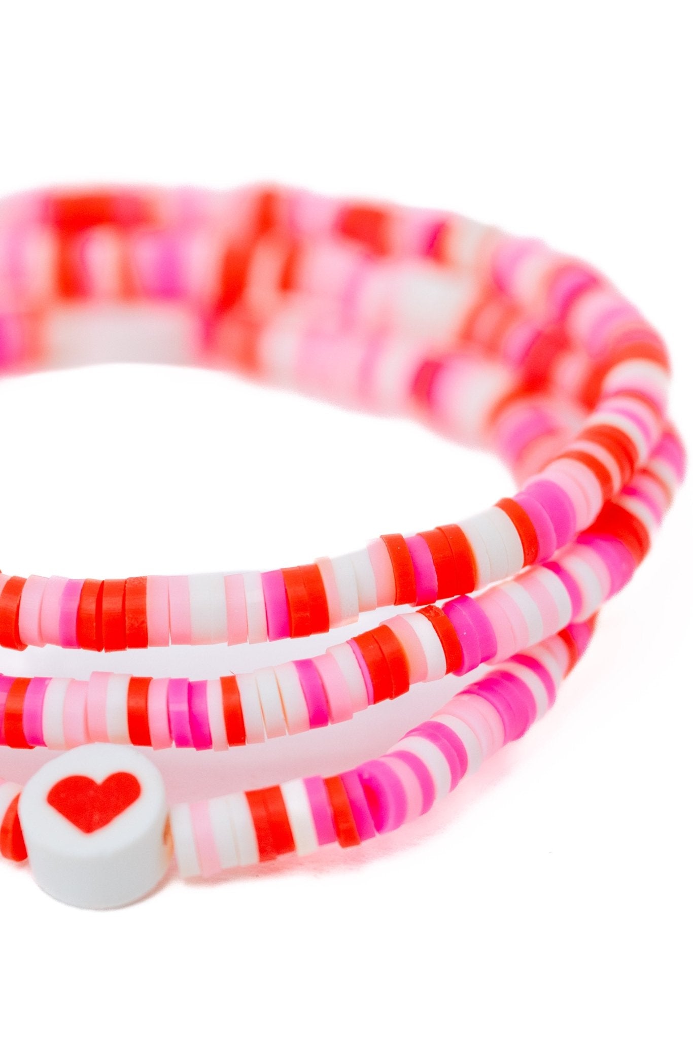 Pink Love Bracelet Set - Pink - By Alexa Rae