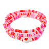 Pink Love Bracelet Set - Pink - By Alexa Rae