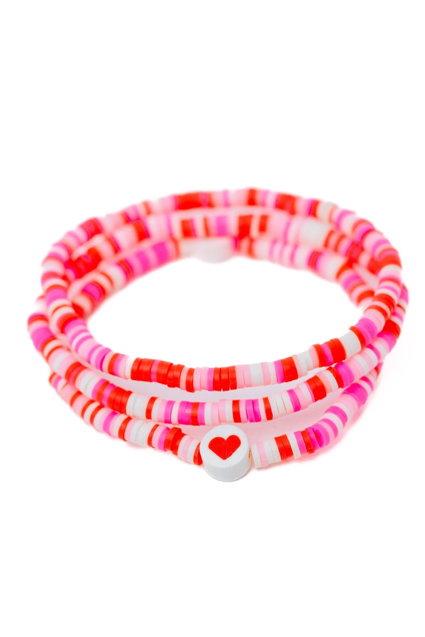 Pink Love Bracelet Set - Pink - By Alexa Rae