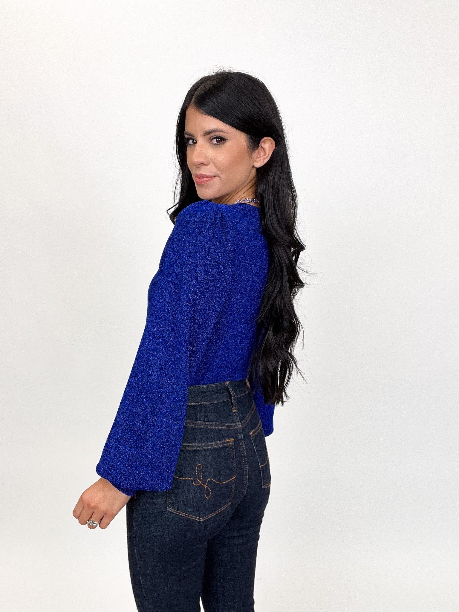 The Whole World Shimmer Bodysuit - 2 Colors!