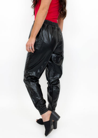 Leather It Is Joggers - 2 Colors!