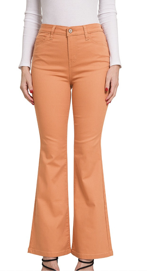 Zenana High Rise Bootcut Denim Pants