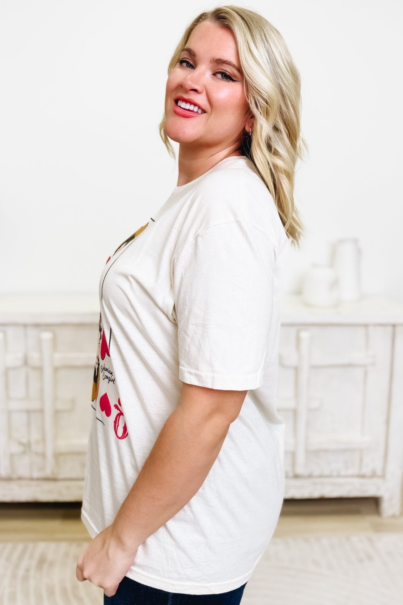Queen Of Hearts Graphic Tee - By Alexa Rae