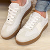 Remus Retro Stripe Sneakers - Beige