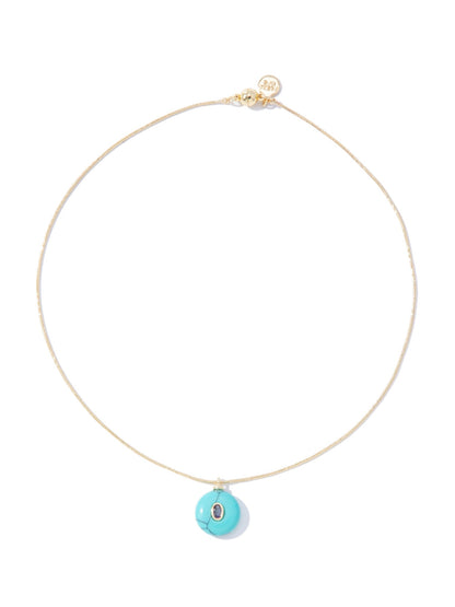 Ridge Rose Necklace - Turquoise - By Alexa Rae