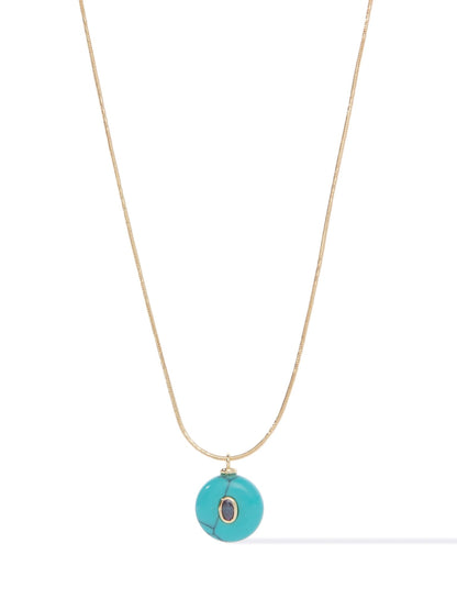 Ridge Rose Necklace - Turquoise - By Alexa Rae