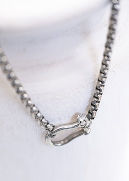 Kim Necklace - Liquid Metallic Air