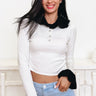 Royal Contrast Top - By Alexa Rae