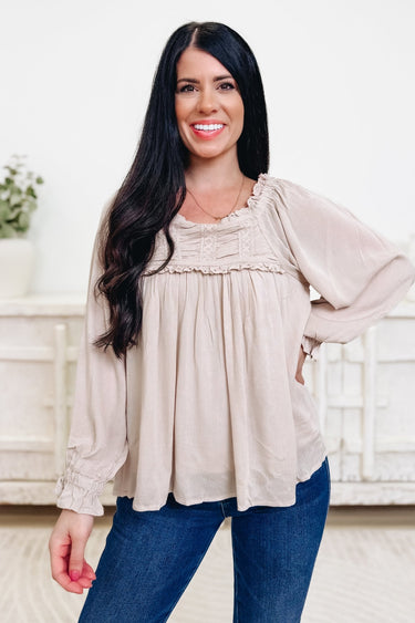 Ruler Of The Ruche Top - 2 Colors! - By Alexa Rae