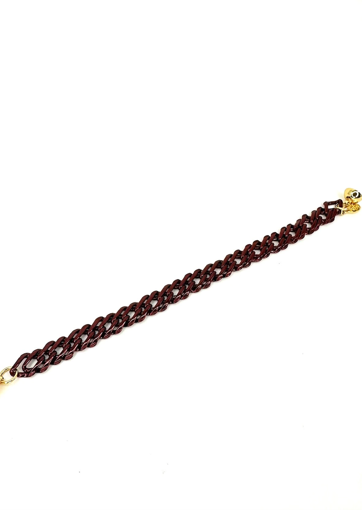 Once Upon A Time Bracelet - Liquid Metallic Red Velvet
