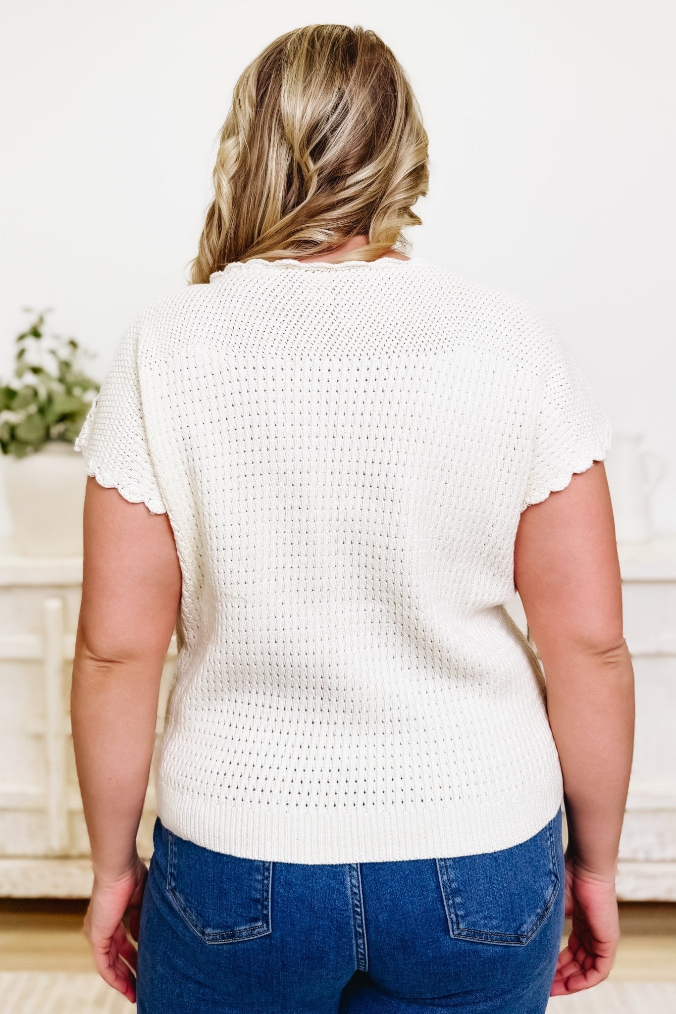 Seasonal Cheer Crochet Sweater Top - By Alexa Rae