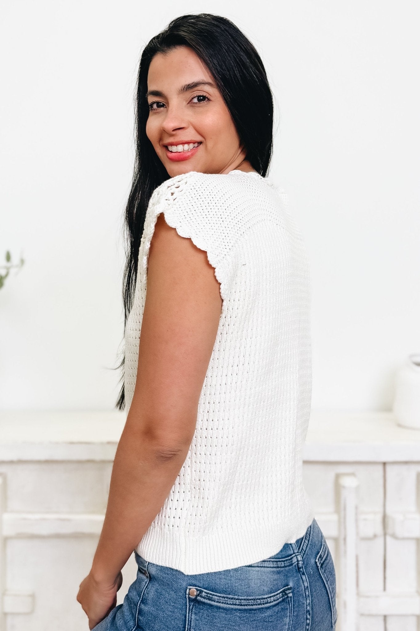 Seasonal Cheer Crochet Sweater Top - By Alexa Rae