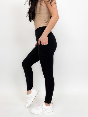 Seize The Day Leggings with Pockets - 7 Colors! - By Alexa Rae
